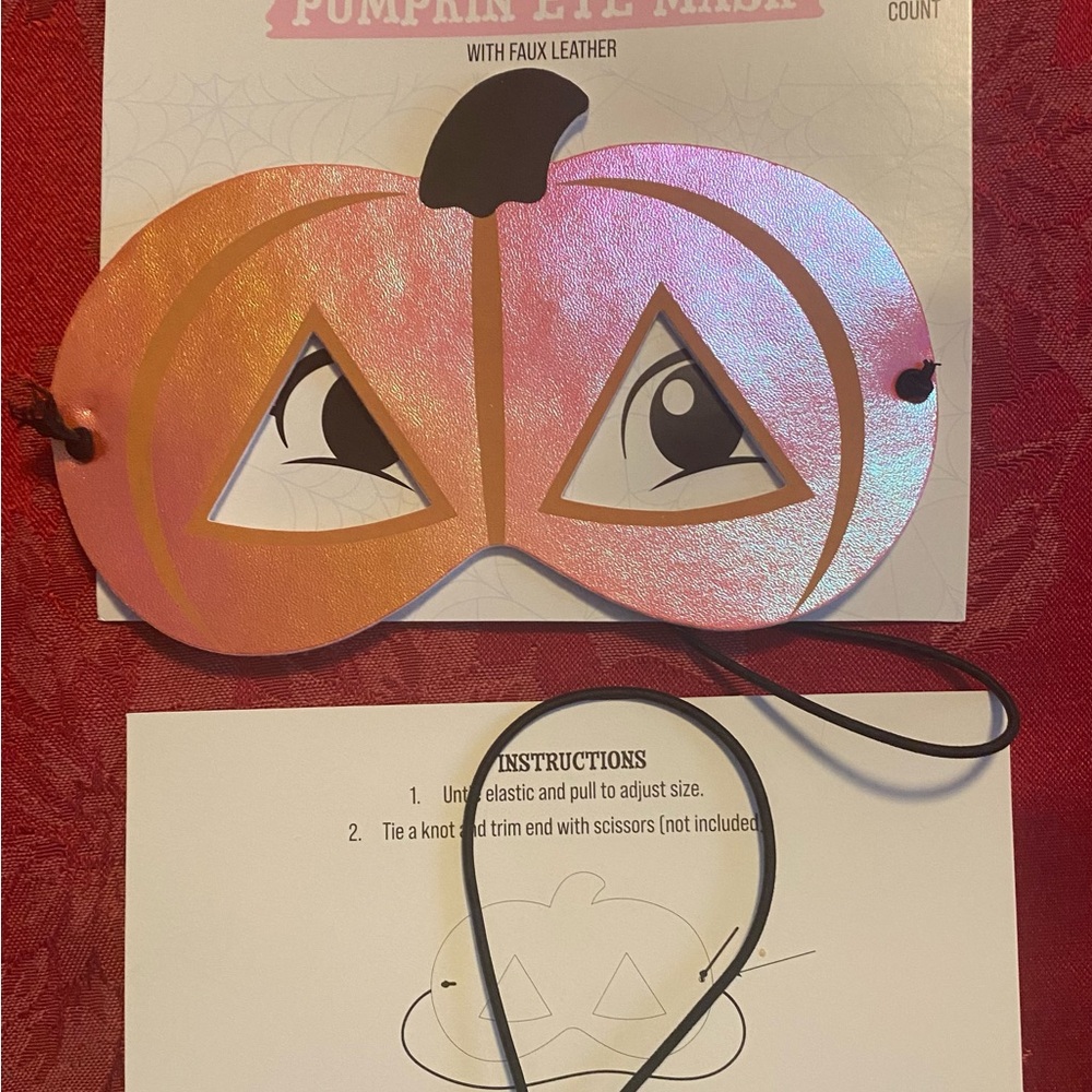 Pumpkin Eye Mask